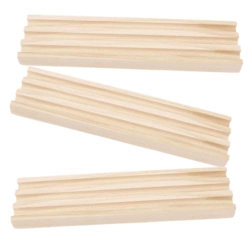 Support de dominos antidérapant en bois pour cartes et train mexicain