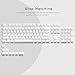 Womier Keycaps - Jelly Keycaps White 60 65 75 100 Percent, Side Printed Elegant Crystal Key caps, Custom 113 Keys OEM Profile for 61/68/84/87/98/100 Cherry Gateron MX Mechanical, White