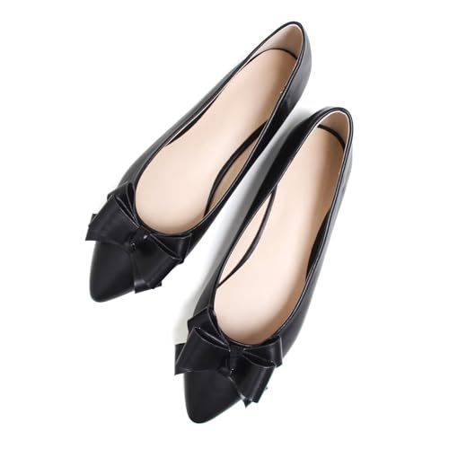 Image of SAILING LU Women's Bow-Knot Pointed Toe Ballet Flats