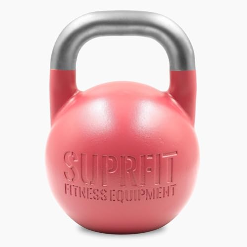 SUPRFIT – Pro Competition Kettlebells 32 kg – genormte Wettkampf Kugelhantel aus massivem Stahleinzelguss für Kraft- & Crosstraining – mit Farbcodierung zur besseren Unterscheidung der Gewichte SUPRFIT – Pro Competition Kettlebells 32 kg – genormte Wettkampf Kugelhantel aus massivem Stahleinzelguss für Kraft- & Crosstraining – mit Farbcodierung zur besseren Unterscheidung der Gewichte