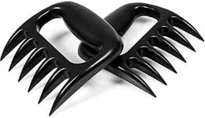 Meat Claws for Shredding Pulled Pork, Chicken | Handling & Carving Food | Barbecue Grill Accessories for Smoker, or Slow Cooker (Pack of 2 Pcs).