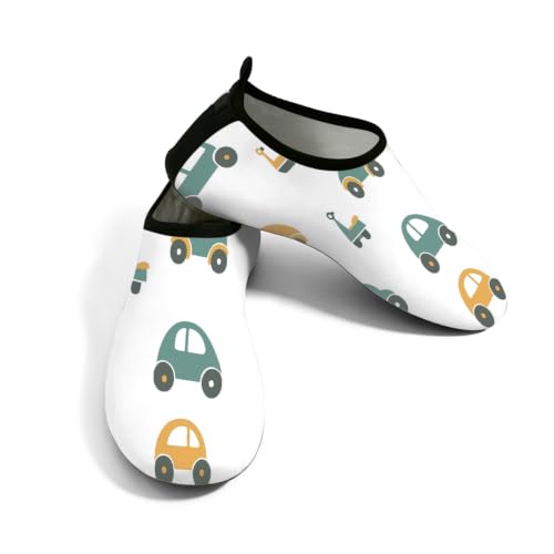 Zapatos acuáticos de coche retro para tus días de playa, surf y piscina