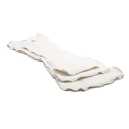 Blümchen - Almohadillas de succión para pañales juveniles y adultos (100% algodón orgánico), tamaño XS (junior) cintura 38-60 cm