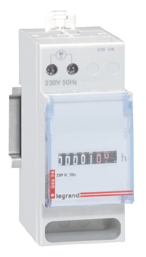 Compteur horaire totalisateur modulaire affichage numérique - 230V~ - 50Hz - 2 modules
