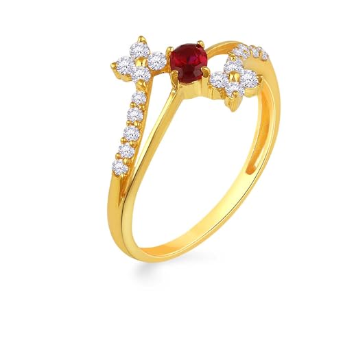 Malabar Gold & Diamonds Yellow Gold Ring for Women 22 K | 22 Kt (916) BIS Hallmark Certified Pure Gold Ring for Birthday, Anniversary, Rakshabandhan Gift - Image 3