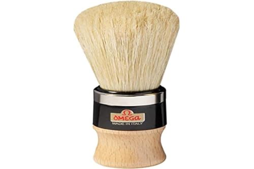 Pennello da barba barbera per capelli setole Omega 20102