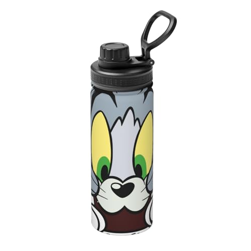 水筒 トムとジェリー (5) 真空断熱 保温 保冷 スポーツボトル ステンレスボトル スポーツ飲料対応 漏れない 直飲み530ml 誕生日 プレゼント