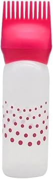 Orret Home 170 ml Hazneli Saç Boyama Tarağı – Doldurulabilir Plastik Aplikatör Şişesi, Kuaförler İçin Pratik Boya Uygulama Tarağı, Saç Boyası Şişesi-Pratik Saç Boyama Aparatı-Asorti Renk (Düz Tarak)