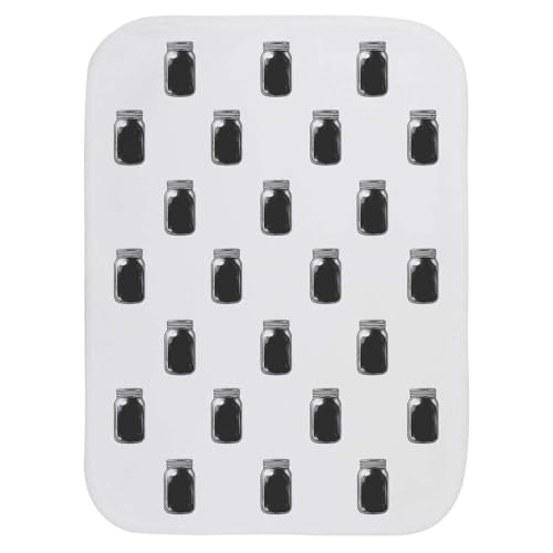 Azeeda 'Glass Jar with a Screw On Lid' Baby Burp/Wash Cloth (BC00031836)