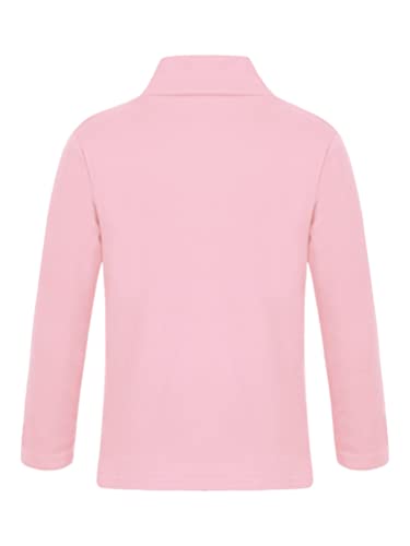TiaoBug Kids Boys Girls Cotton Turtleneck Warm Shirts Basic Long Sleeves Thermal Underwear Tops2