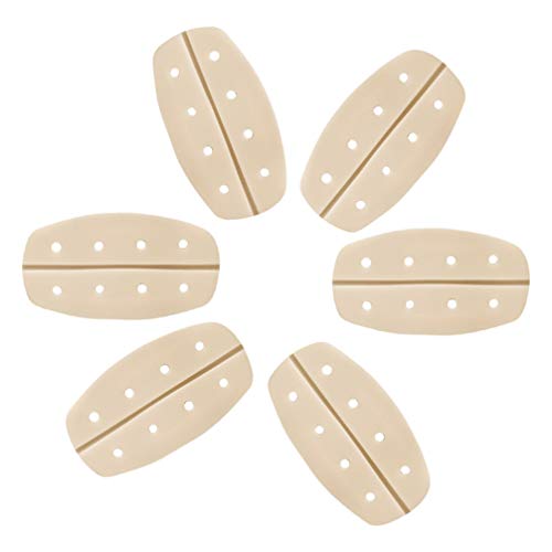 COHEALI Invisible Shoulder Strap Gasket 6pcs Non-Slip Shoulder Pads Breathable Silicone Adhesive for Women for Workout