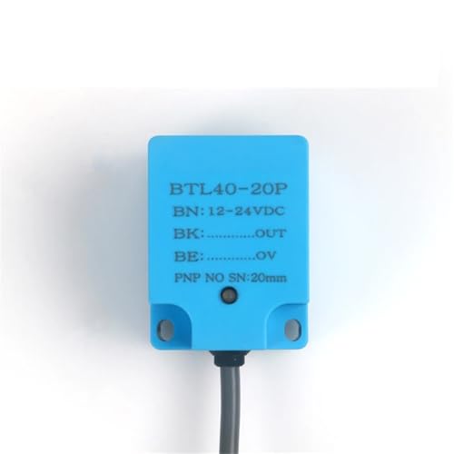 Capteur de proximité inductif carré 20 mm BTL40 PNP NO évitez les pannes de détection métal