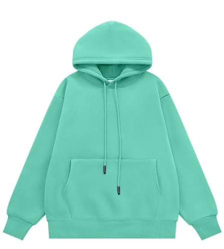 Casual Mens Hoodies Heavyweight Drawstring Hoodie Teenage Pullover Men Women Sweatshirts with Pocket