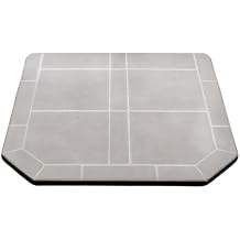Comfortbilt Flatwall Hearth Pad for Wood Stove or Pellet Stove in Agate Grey