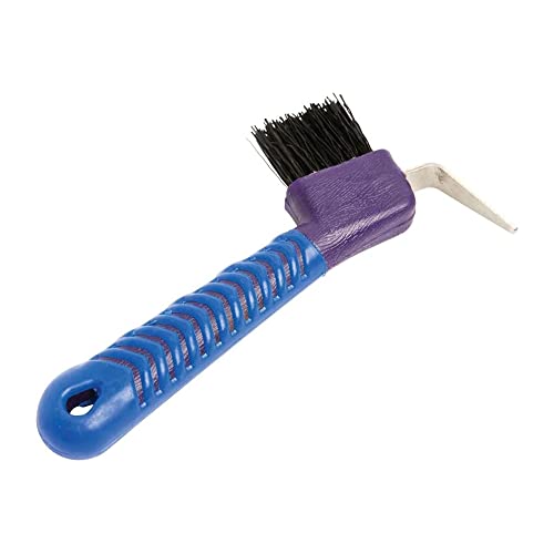 Roma Deluxe Soft Grip Hoof Pick Light Blue/Black #TOP2