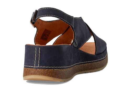 Clarks Clarks, Women, Kassanda Step, Navy Nubuck, 8, Medium