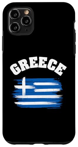 Greece National Flag Country Pride Roots Vintage Gift �X�}�z�P�[�X iPhone 11 Pro Max �p