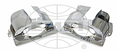 EMPI 9063 CHROME Dual Port Cylinder Shrouds - VW Dune Buggy Bug Beetle Baja Ghia Trike Thing Bus - Thumbnail 2