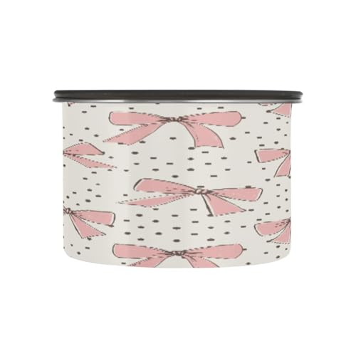 Bote Hermético de Acero para Café 500ml Bow Pink