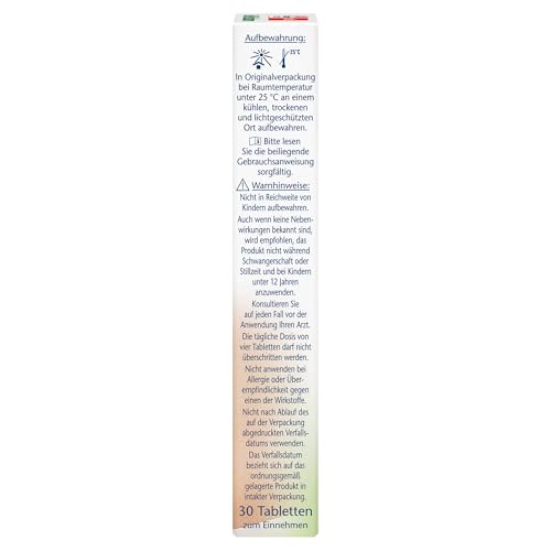 Doppelherz aktiv Tabletten bei Reizdarm mit Zeolith, Aloe Vera, Eibisch und Kamille, 30 St. Tabletten