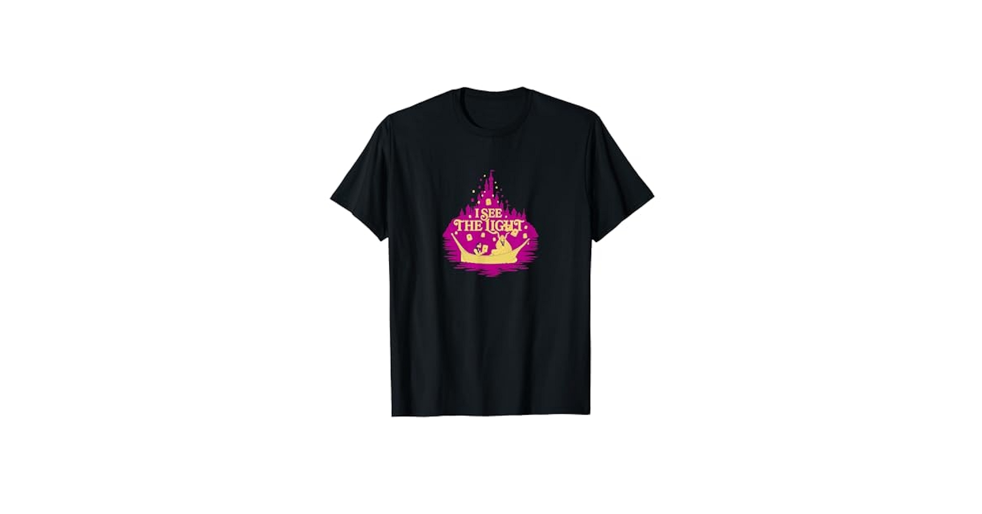 ファンタジースプリングス ラプンツェル ユージーン Tシャツ ファンタジースプリングス ラプンツェル ユージーン ブラック T