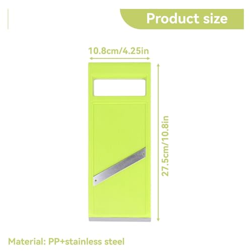 CVNRCLP Manual Vegetable Slicer - Handheld Kitchen Cutter for Potatoes, French Fries, and Vegetable Chips,Cabbage Shredder, - Image 3