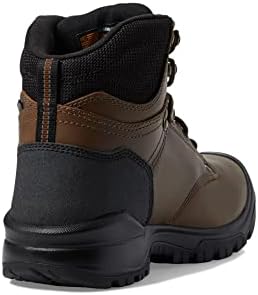 KEEN Utility Men's Independence 6" Leather Waterproof Soft Toe Work Boots, Dark Earth/Black, 10.5 | Image 4