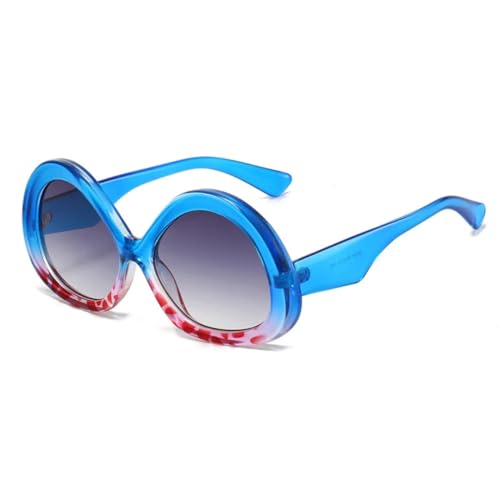 Lunettes de soleil ovales vintage UV400 contre la fatigue oculaire