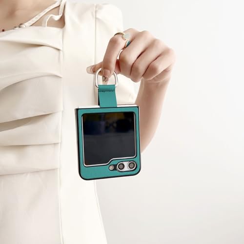 Protéger Galaxy Z Flip 5 5G écran rayé étui bleu rabat König Design support - 5