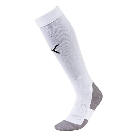 Puma Liga Socks Core, Calcetines para Hombre, Blanco (White/Black), 39-42 (Talla del fabricante: 3)