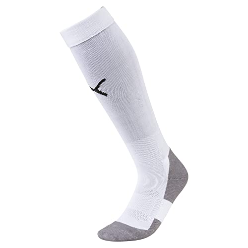 PUMA Herren Team Liga Socks Core Stutzen, Puma White-Puma Black,...