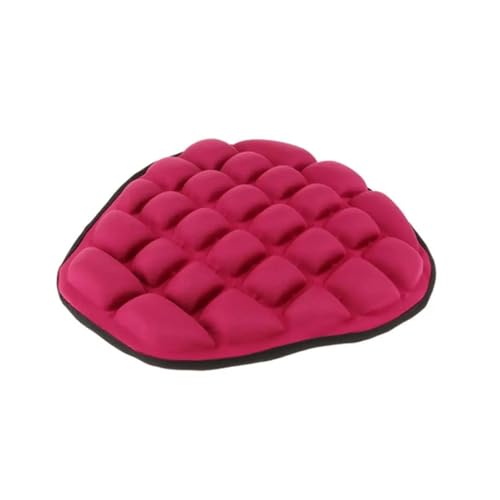 Cojín pasajero trasero universal de moto en color rojo para asiento cómodo