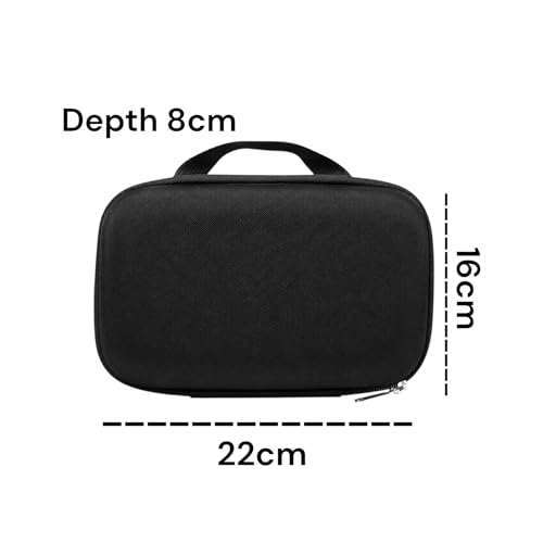 Image of IRONFIX TechMate Gadget Organizer Case | Travel Electronics Accessories Bag for Charger, Cables, Power Bank, Earphones & Hard Drive | Portable Waterproof Hard Pouch (4 Compartment)