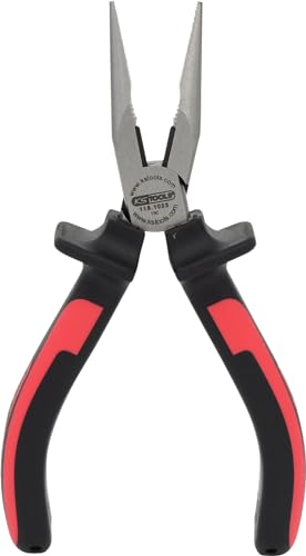 KS Tools - 115.1023 - Pince à bec demi-rond - Poignée bi-composants - L.165 mm