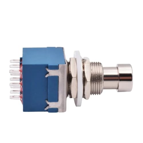 Interruptor 3PDT de 9 pines para pedal de guitarra con terminal de soldar lote de 10 unidades 6