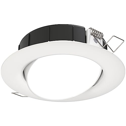 Image of Juno 4 inch Adjustable LED Wafer Downlight, 5-in-1 CCT, Matte White