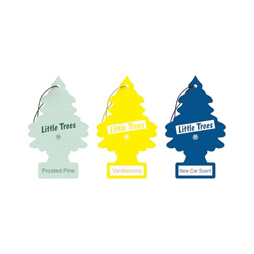 Little Trees Air Freshener Traditional Fragrances Pack of 3 (Packaging may vary)