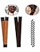TIMESETL 2pcs Hair Bun Maker (Brown/Blonde) + 1pcs Fashion French Hair Braiding Tool Magic DIY Hair Twist Styling (Black)
