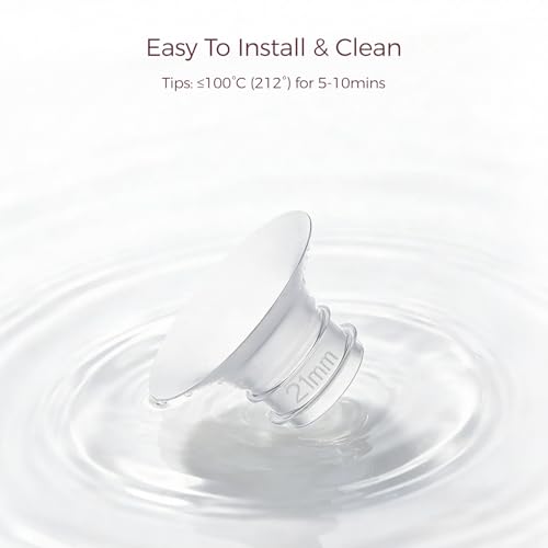 Image of Momcozy 21mm Flange Inserts for Air 1 & Wellness 1, Food Grade Silicone, 4 Pack
