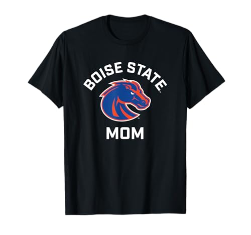 Boise State University BSU Broncos Arched Mom T-Shirt