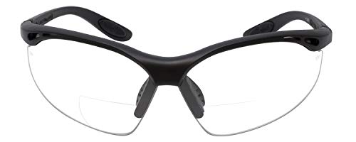 Calabria 91348 Safety Glasses For Work | Tinted Safety Glasses Anti Fog Anti Scratch | Uv Saftey Glasses Men | Safety Glasses Side With Shields | +2.50 Clear #TOP1