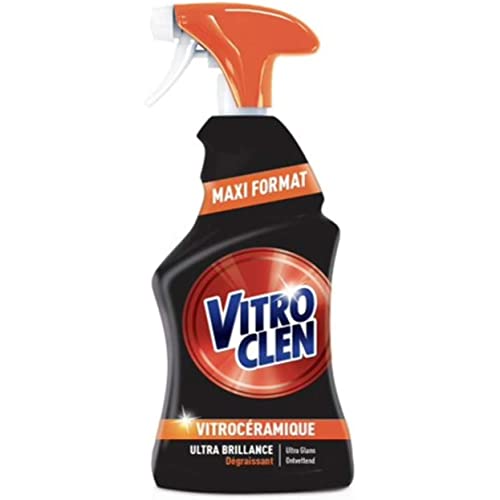 VITROCLEN Spray de 450 ml Nettoyant vitrocéramique et induction Maxi format