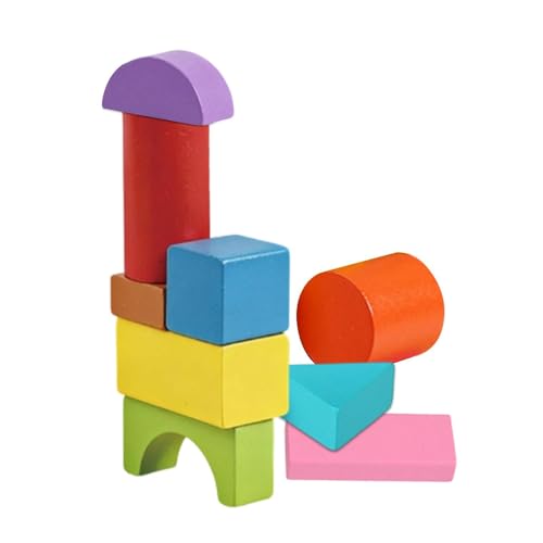 Geometrische Formen – 9-teiliges Lernset für Mathematik zu Hause, Musterblöcke, Geometriemanipulationen mit farbenfroher Designvielfalt für Zuhause, Schule, Vorschule, Geburtstag, Urlaub, Kinder, Schü