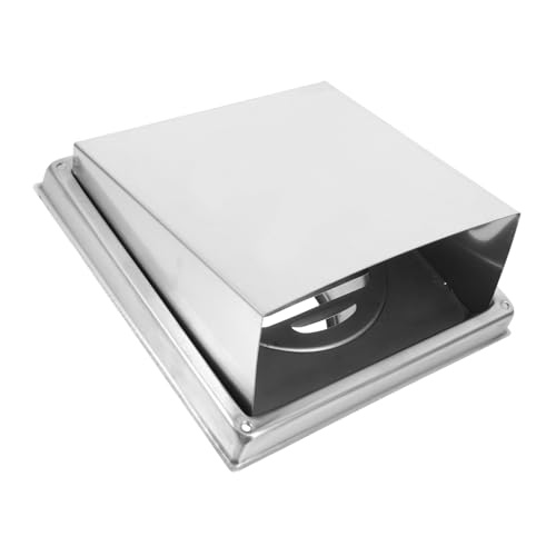 HOLIDYOYO Quadratische Edelstahl Entlüftungsabdeckung