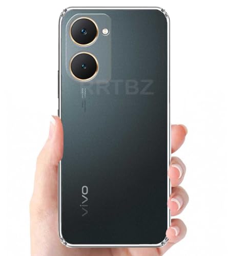 Image of Soft Silicone TPU Back Cover Compatible with Vivo Y18 / Y18S / Y03 /Iqoo Z9 Lite /Vivo T3 Lite,Transparent