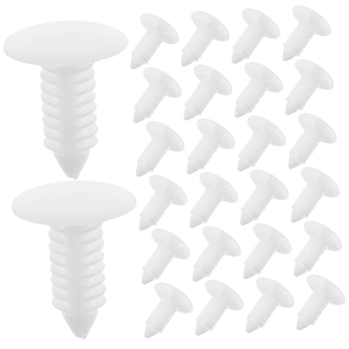 GANAZONO 200個車内トリムクリップ 高耐久ナイロン製 車内装パネルリベット 左右孔径対応 ユニバーサルカーファスナー バンパー補修用リテー