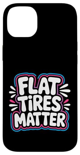 Flat Tires Matter オートメカニック修理ガレージ - スマホケース iPhone 14 Plus 用