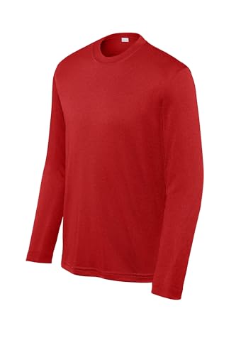 SPORT-TEK Youth Long Sleeve PosiCharge Competitor Tee | Breathable Athletic T-Shirt for Boys & Girls, Clothing for Kids3