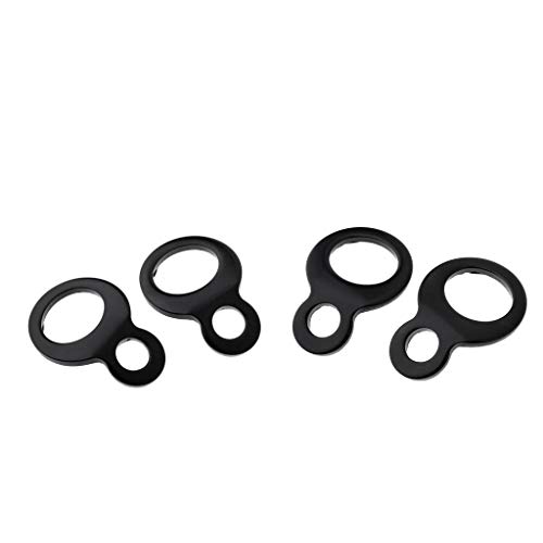 figatia 4x Peças de Reposição de Anéis de Alça de aço para Motocicleta