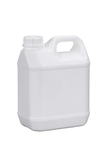 XUSILAOK Fluorinated HDPE Chemical Storage Bottle 50ml–25L with Aluminum Foil Liner, PTFE Lined Plastic Container for Reagents, Organic Solvents, Samples and Laboratory Use (2.5L-)